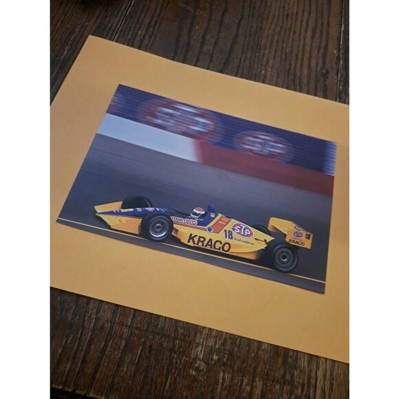 Vintage Bobby Rahal STP Kraco IndyCar Driver Card 6x9 Racing Collectible - Picture 1 of 2